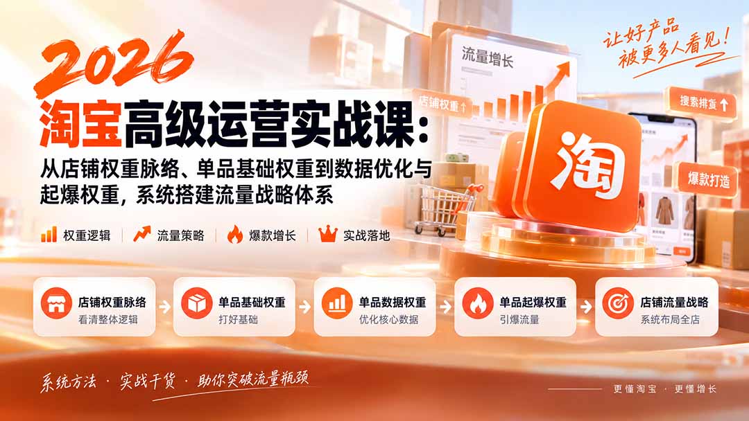 (20409期)2026淘宝高级运营实战课:从店铺权重脉络、单品基础权重到数据优化与起爆权重,系统搭建流量战略体系 20260912070118-6aa4f8be03271.jpg