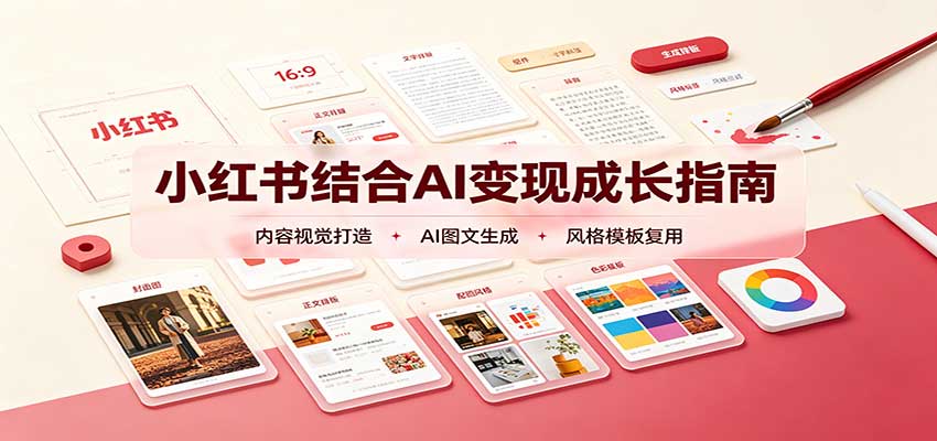 小红书结合AI变现成长指南:账号精准定位,内容视觉打造,搭建可复制流量获客体系 20260912090049-6aa514c15664a.jpg
