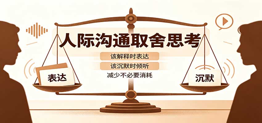 人际沟通取舍思考:分清解释与沉默边界,拿捏职场生活沟通分寸减少情绪内耗 20260913070105-6aa64a312ecfe.jpg