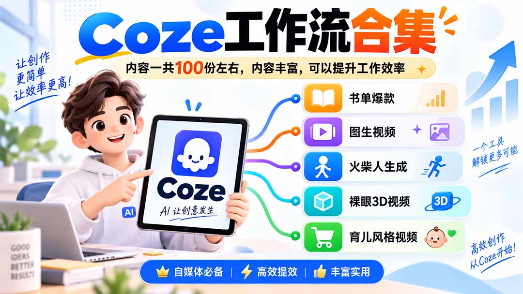 (20440期)Coze工作流合集,内容一共100份左右,内容丰富,可以提供工作效率 20260914030053-6aa76365815c0.jpg