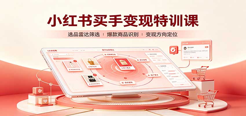 小红书买手变现特训课:账号定位养号起号,选品挂车,笔记标题封面全套教学 20260914070120-6aa79bc03dfef.jpg