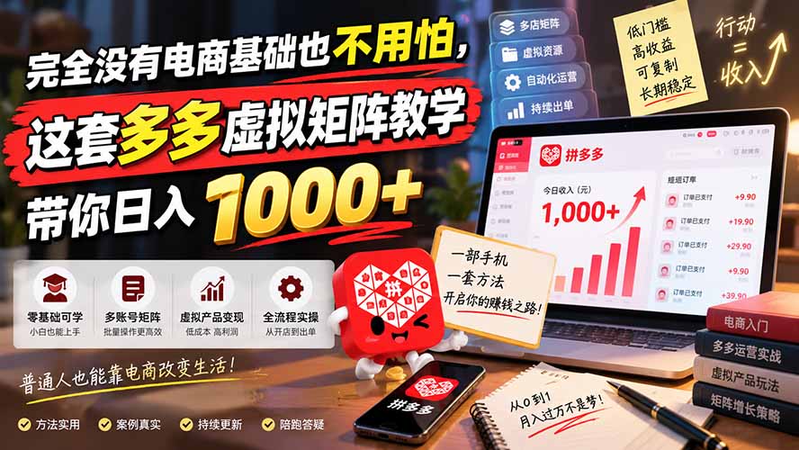 (20454期)完全没有电商基础也不用怕,这套多多虚拟矩阵教学带你日入 1000+ 20260914070140-6aa79bd45902c.jpg