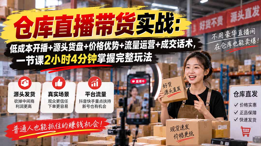(20471期)仓库直播带货实战:低成本开播+源头货盘+价格优势+流量运营+成交话术,一节课2小时4分钟掌握完整玩法 20260915170229-6aa97a25eb28e.jpg