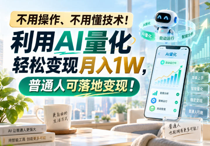 利用AI量化轻松变现月入1W,普通人可落地变现,不用操作、不用懂技术! 20260915170244-6aa97a34bc89e.jpg