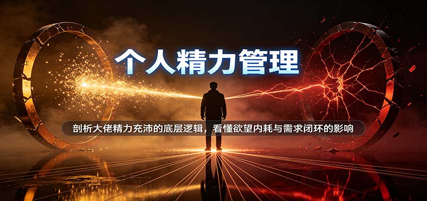 个人精力管理:剖析大佬精力充沛的底层逻辑,看懂欲望内耗与需求闭环的影响 20260919130026-6aae876a92565.jpg