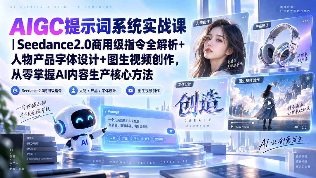(20559期)AIGC提示词系统实战课-无水印|Seedance2.0商用级指令全解析+人物产品字体设计+图生视频创作,掌握AI内容生产方法 20260920050152-6aaf68c086b31.jpg