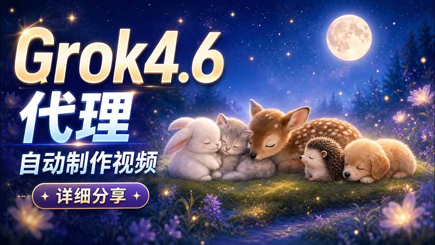 (20560期)Grok 4.6 代理自动制作视频!从提示词到成片全流程详细分享|AI Agent 实操分享 20260920050208-6aaf68d0085d7.jpg