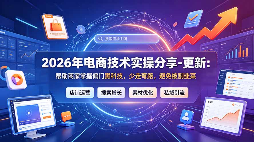 (20581期)2026年电商技术实操分享-更新9月:帮助商家掌握偏门黑科技,少走弯路,避免被割韭菜 20260921130106-6ab12a92ac373.jpg