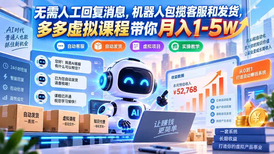 (20614期)无需人工回复消息,机器人包揽客服和发货,多多虚拟课程带你月入1-5W 20260923090055-6ab395478ad15.jpg