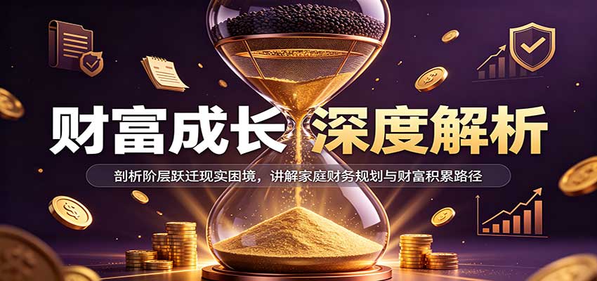 财富成长深度解析:剖析阶层跃迁现实困境,讲解家庭财务规划与财富积累路径 20260923130025-6ab3cd697d034.jpg