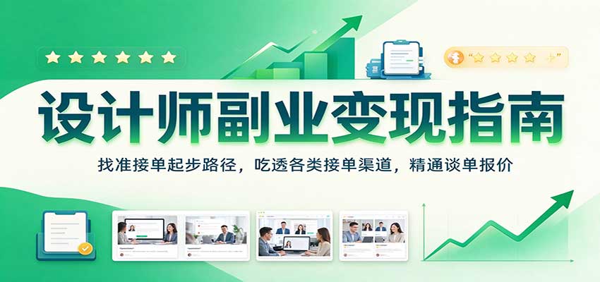 设计师副业变现指南:找准接单起步路径,吃透各类接单渠道,精通谈单报价 20260928070107-6aba10b34ff42.jpg