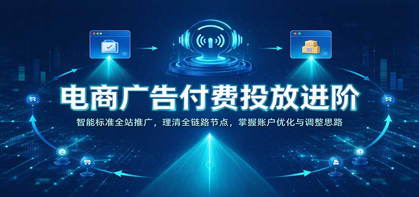 电商广告付费投放进阶:智能标准全站推广,理清全链路节点,掌握账户优化与调整思路 20260929070059-6abb622b68ef7.jpg