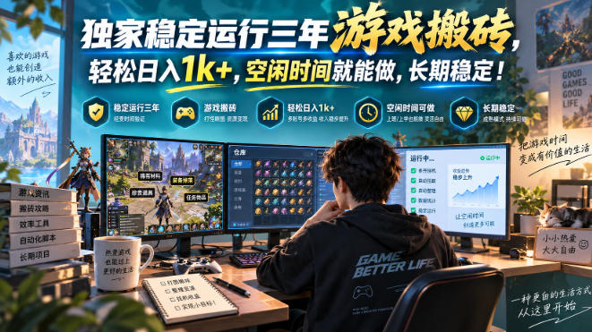 三款AI自动化游戏,日入千元,长期稳定,毫无保留的全部教给你! 20260929070103-6abb622f80bb0.jpg