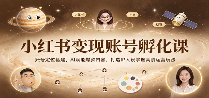 小红书变现账号孵化课:账号定位基建,AI赋能爆款内容,打造IP人设掌握高阶运营玩法 20260929070105-6abb62315431f.jpg
