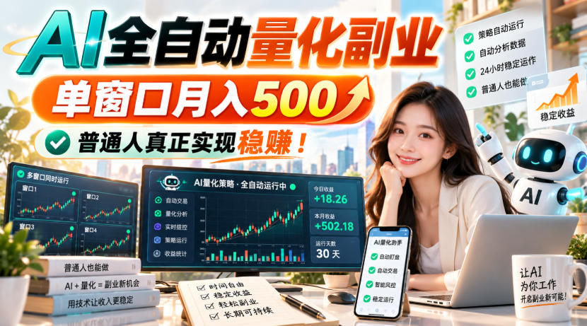 (20734期)AI全自动量化副业,单窗口月入500,普通人真正实现稳赚! 20260930070206-6abcb3eedcb7c.jpg