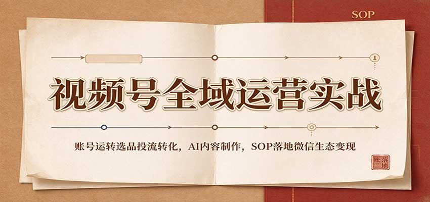视频号全域运营实战:账号运转选品投流转化,AI内容制作,SOP落地微信生态变现 20261001090059-6abe214b2204e.jpg