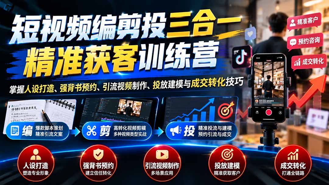 (20910期)短视频编剪投三合一精准获客训练营:掌握人设打造、强背书预约、引流视频制作、投放建模与成交转化技巧 20261011110030-6acb6c4e64df3.jpg