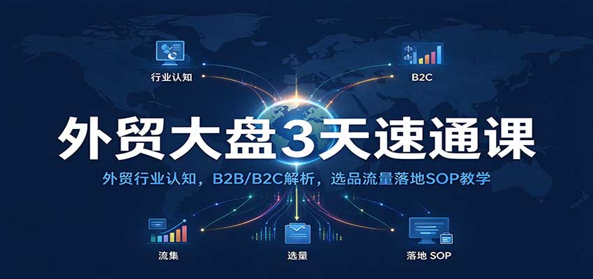 外贸大盘3天速通课:外贸行业认知,B2B/B2C解析,选品流量落地SOP教学 20261012070053-6acc85a56a7c8.jpg