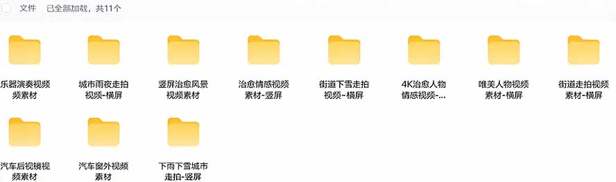 (21009期)氛围感3万+海量高清剪辑实况素材,含雨天、雪天、夜景、街道等经典场景,伤感唯美励志短视频无水印素材 20261017050117-6ad3011d303c0.jpg