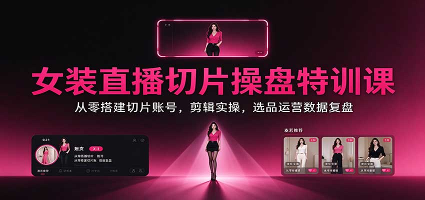 女装直播切片操盘特训课:从零搭建切片账号,剪辑实操,选品运营数据复盘 20261017090043-6ad3393b6a26b.jpg