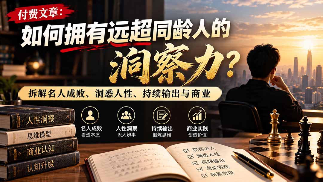 (21025期)付费文章:如何拥有远超同龄人的洞察力?拆解名人成败、洞悉人性、持续输出与商业实践 20261018030107-6ad436733697f.jpg