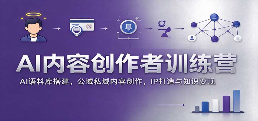 AI内容创作者训练营:AI语料库搭建,公域私域内容创作,IP打造与知识变现 20261020070047-6ad7119fa32d2.jpg