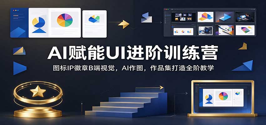 AI赋能UI进阶训练营:图标IP徽章B端视觉,AI作图,作品集打造全阶教学 20261024050045-6adc3b7d6fb0e.jpg