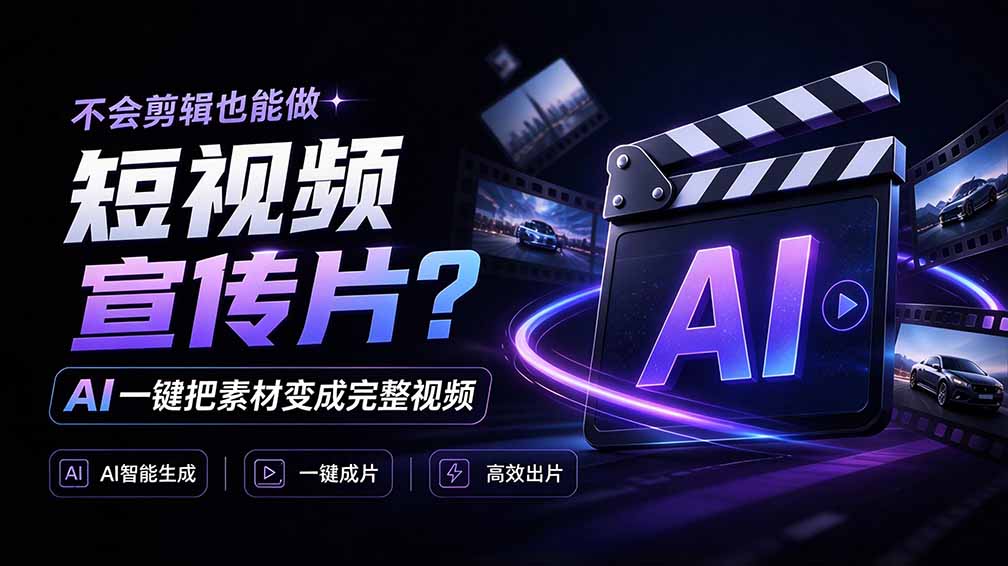 (21150期)我跪下来了!不会剪辑也能做短视频宣传片? AI 一键把素材变成完整视频,真是神奇,OpenFilm 超省事 20261025030145-6add711934dd3.jpg