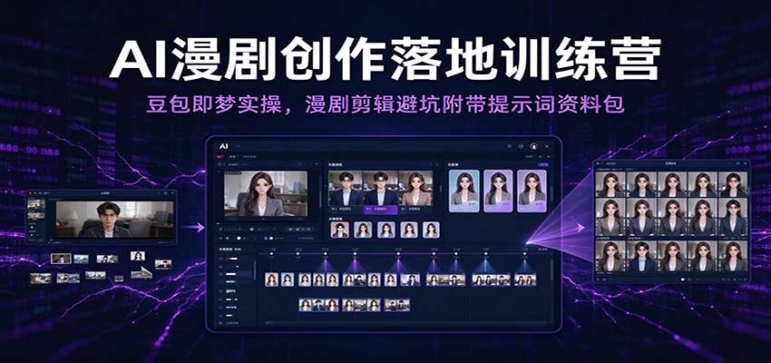 AI漫剧创作落地训练营:豆包即梦实操,漫剧剪辑避坑附带提示词资料包(更新) 20261028050047-6ae1817f8fe90.jpg