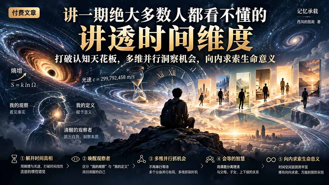 (21267期)付费文章:讲一期绝大多数人都看不懂的,讲透时间维度,打破认知天花板,多维并行洞察机会,向内求索生命意义 20261031030222-6ae55a3edb09e.jpg