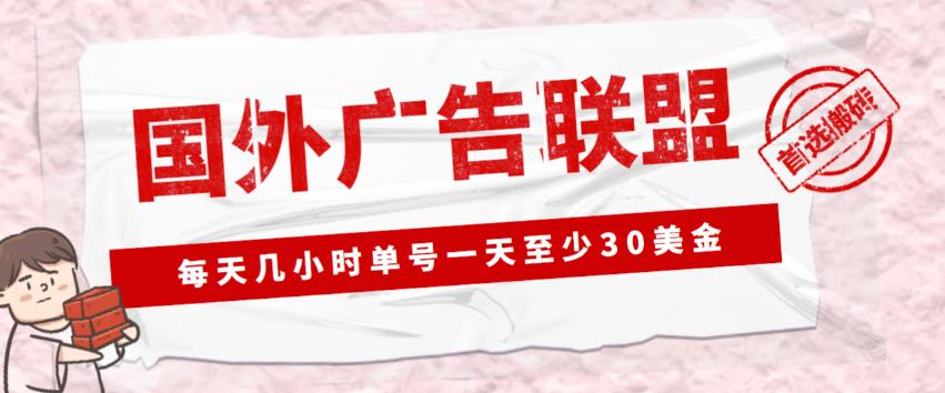 mp1104期-外面收费1980的最新国外LEAD广告联盟搬砖项目，单号一天至少30美金【详细玩法教程】