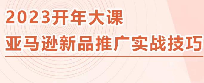 mp1391期-2023亚马逊新品推广实战技巧，线下百万美金课程的精简版，简单粗暴可复制，实操性强的推广手段(掌握简单粗暴的亚马逊新品推广实战技巧)