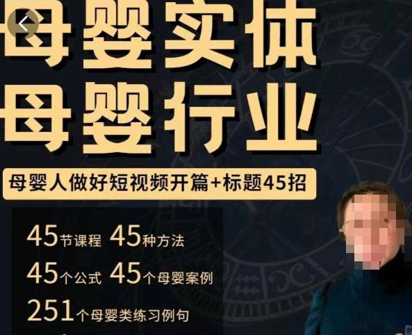 mp1557期-母婴行业短视频开篇+标题45招，​如何在短视频中写一个吸引人的开篇加标题，让你的视频被更多人爱看(掌握这些技巧，让你的短视频瞬间吸粉无数！)