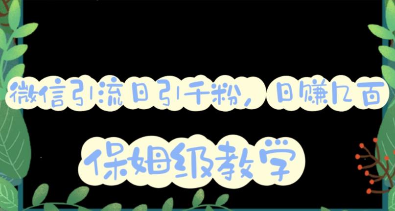mp2263期-微信互推圈半自动引流方案，矩阵操作日引千人思路【详细视频教程】(微信互推圈半自动引流方案详解如何通过矩阵操作实现日引千人？)