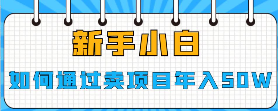mp2816期-新手小白如何通过卖项目年入50W【揭秘】(揭秘新手小白如何通过卖项目实现年收入50W)