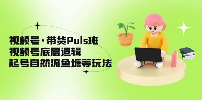 （5027期）视频号·带货Puls班，视频号底层逻辑，起号自然流鱼塘等玩法(深度解析视频号运营策略与技巧)
