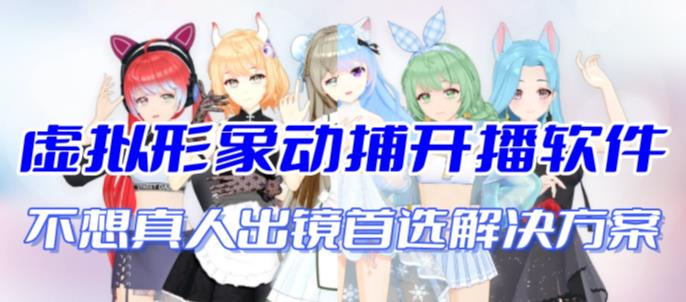（7050期）首款AI视频动捕虚拟辅助直播产品【不想真人出镜就用虚拟形象替代】(首个AI视频动捕虚拟辅助直播产品，让你轻松成为直播达人)