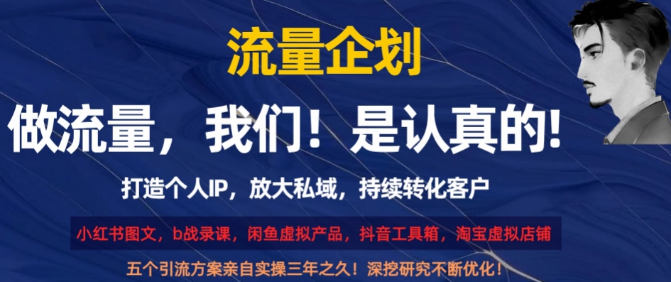 mp5448期-流量企划，打造个人IP，放大私域，持续转化客户【揭秘】(揭秘五大引流策略，助你提升互联网认知)