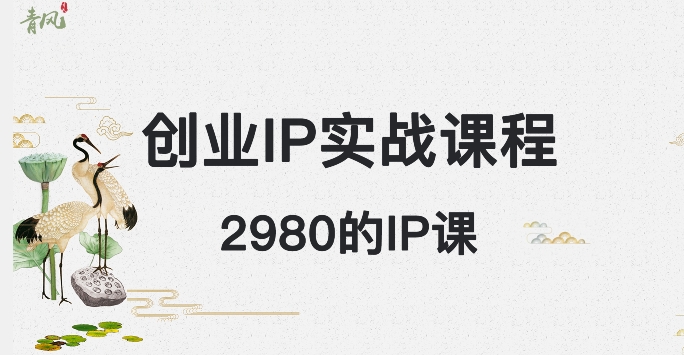 mp5494期-外边卖2980的创业IP课程，做私域月入5w+(探索创业IP变现之道价值2980元的全方位课程解析)