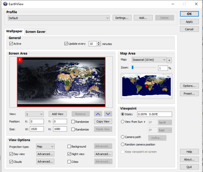 EarthView v7.7.9 解锁版 (桌面壁纸和屏幕保护程)