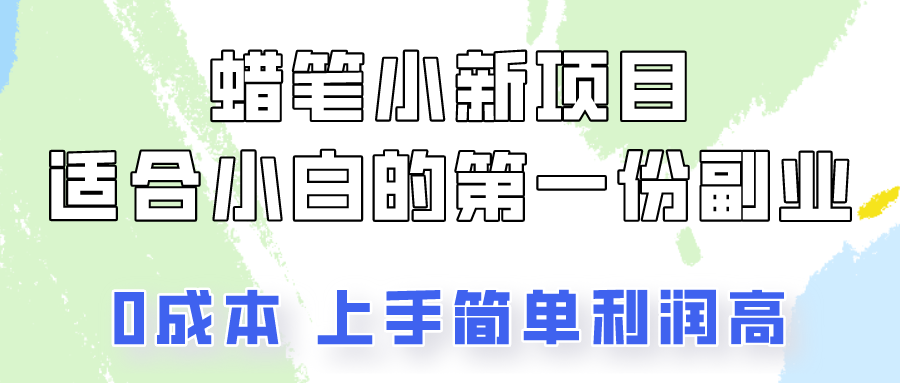 fy3897期-蜡笔小新项目拆解，0投入，0成本，小白一个月也能多赚3000+