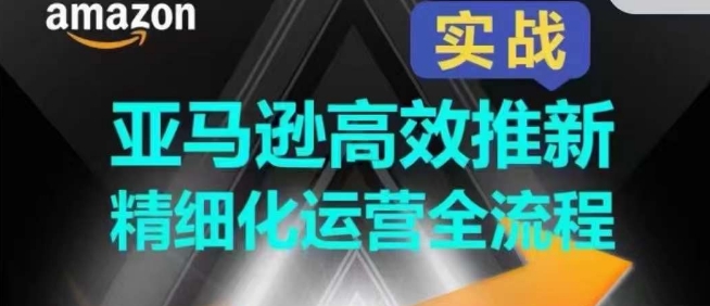 mp8014期-亚马逊高效推新精细化运营全流程，全方位、快速拉升产品排名和销量!
