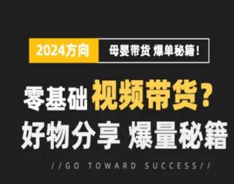 mp8788期-短视频母婴赛道实操流量训练营，零基础视频带货，好物分享，爆量秘籍