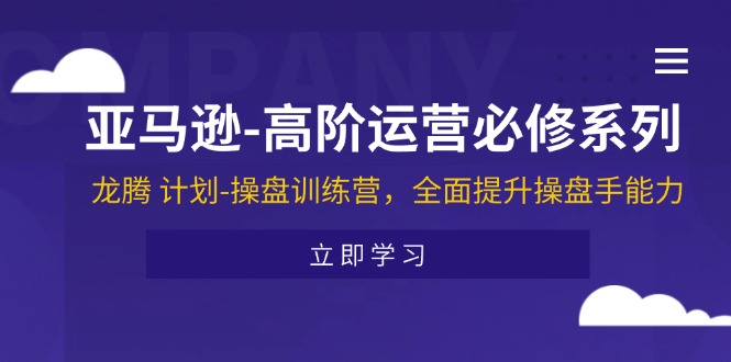 fy4711期-（11625期）亚马逊-高阶运营必修系列，龙腾 计划-操盘训练营，全面提升操盘手能力