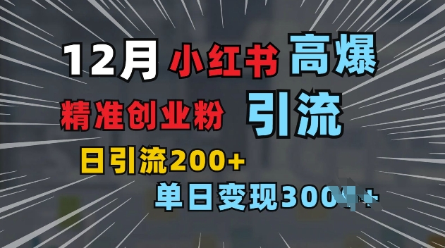 mp14012期-小红书一张图片“引爆”创业粉，单日+200+精准创业粉 可筛选付费意识创业粉