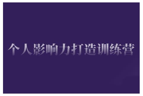 mp16094期-个人影响力打造训练营，掌握公域引流、私域运营、产品定位等核心技能，实现从0到1的个人IP蜕变