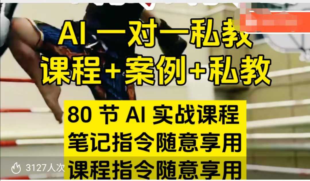 mp16149期-AI指令实战课，课程+案例，80节AI实战课程，笔记指令随意享用，课程指令随意享用