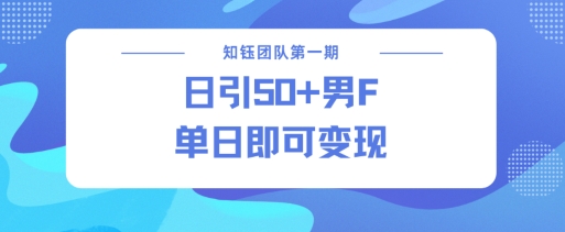 mp16346期-男粉引流新方法不违规，当日即可变现