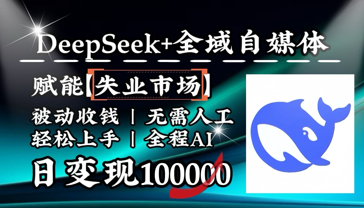 fy11353期-降维打击，DeepSeek+失业市场，全自动操作，结合人人刚需，单月利润轻松破100000＋