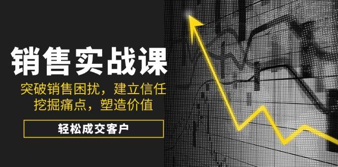 fy11418期-销售实战课，突破销售困扰，建立信任，挖掘痛点，塑造价值，轻松成交客户